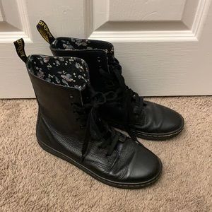 Distressed doc martens